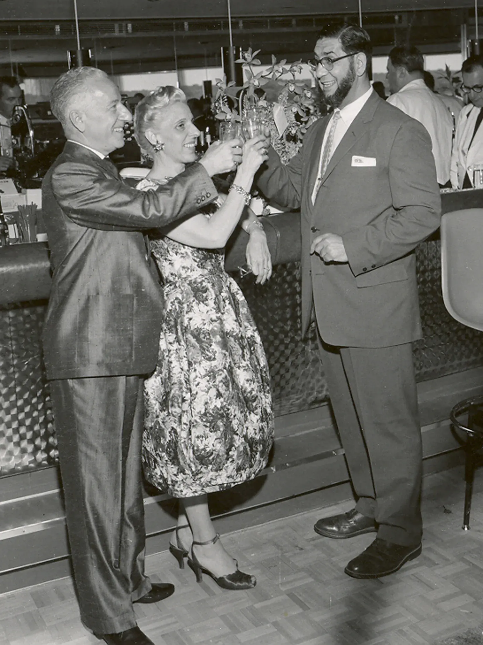 Roostertail detroit corsage midcentury guests, Heritage at The Roostertail, Detroit