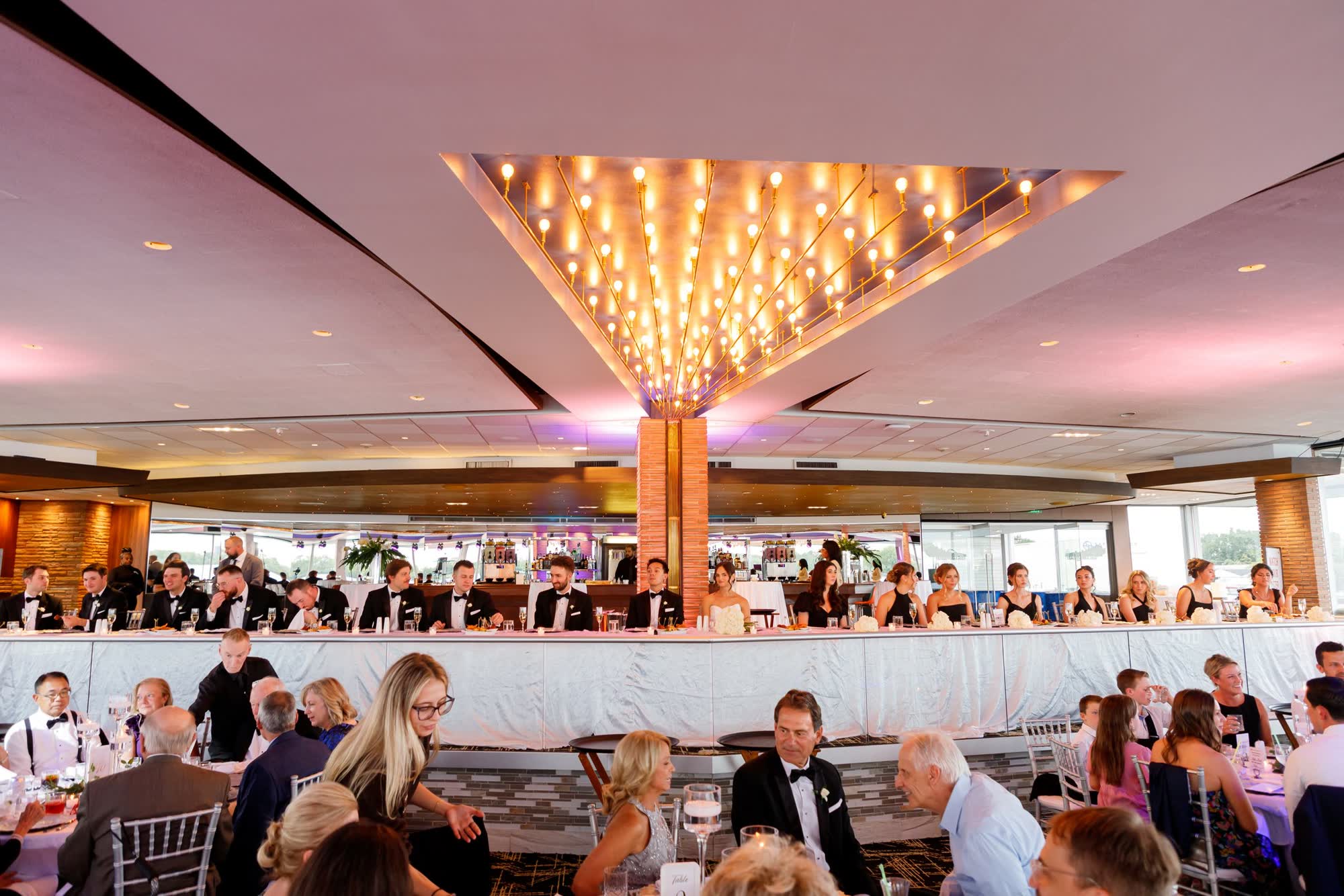 Best event venue detroit guests dancing, Marine Room at The Roostertail, Detroit