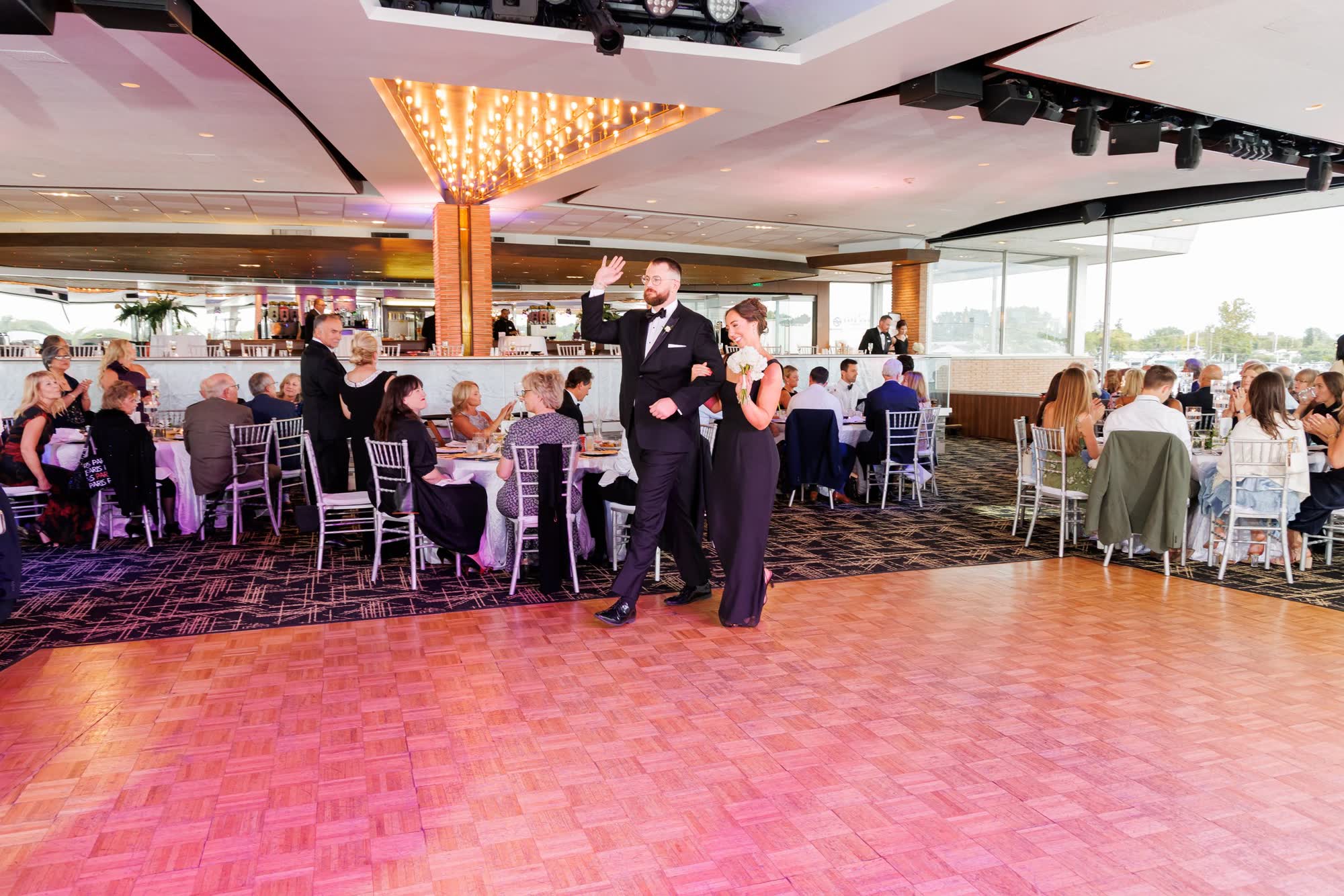 Marine room wedding reception detroit river, Marine Room at The Roostertail, Detroit